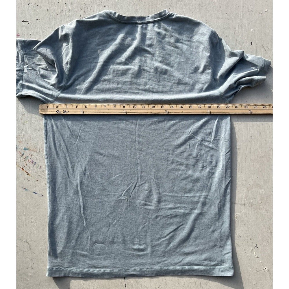 Men's Vuori T-Shirt Blue Green Solid M Casual Norm City Classic Athleisure Prep - Picture 9 of 12
